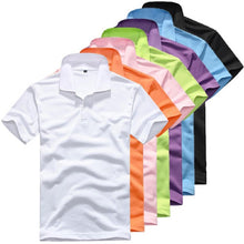 Load image into Gallery viewer, Fashion Men's Clothing Solid Classic Shirts Casual Tops Tees 15 colors