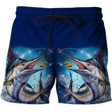 Load image into Gallery viewer, Fish 3 d printing Mens Swim Shorts Surf Wear Board Shorts 2018 Summer Swimsuit Boardshorts Trunks Short size s-6xl