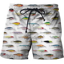 Load image into Gallery viewer, Fish 3 d printing Mens Swim Shorts Surf Wear Board Shorts 2018 Summer Swimsuit Boardshorts Trunks Short size s-6xl