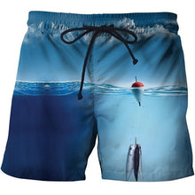 Load image into Gallery viewer, Fish 3 d printing Mens Swim Shorts Surf Wear Board Shorts 2018 Summer Swimsuit Boardshorts Trunks Short size s-6xl