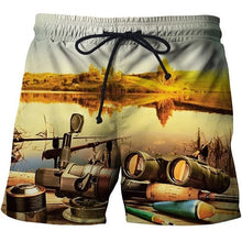 Load image into Gallery viewer, Fish 3 d printing Mens Swim Shorts Surf Wear Board Shorts 2018 Summer Swimsuit Boardshorts Trunks Short size s-6xl