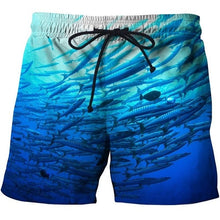 Load image into Gallery viewer, Fish 3 d printing Mens Swim Shorts Surf Wear Board Shorts 2018 Summer Swimsuit Boardshorts Trunks Short size s-6xl
