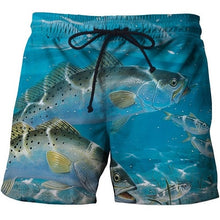 Load image into Gallery viewer, Fish 3 d printing Mens Swim Shorts Surf Wear Board Shorts 2018 Summer Swimsuit Boardshorts Trunks Short size s-6xl