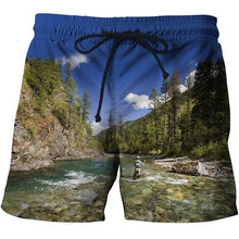 Load image into Gallery viewer, Fish 3 d printing Mens Swim Shorts Surf Wear Board Shorts 2018 Summer Swimsuit Boardshorts Trunks Short size s-6xl
