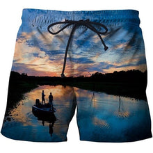 Load image into Gallery viewer, Fish 3 d printing Mens Swim Shorts Surf Wear Board Shorts 2018 Summer Swimsuit Boardshorts Trunks Short size s-6xl
