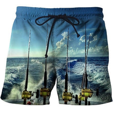 Load image into Gallery viewer, Fish 3 d printing Mens Swim Shorts Surf Wear Board Shorts 2018 Summer Swimsuit Boardshorts Trunks Short size s-6xl