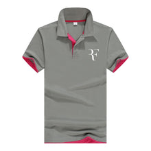 Load image into Gallery viewer, summer fashion Roger Federer perfect logo printed polo RF New men high quality social Polo shirts Polo Shirt for women and mens'