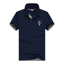 Load image into Gallery viewer, summer fashion Roger Federer perfect logo printed polo RF New men high quality social Polo shirts Polo Shirt for women and mens'