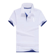 Load image into Gallery viewer, summer fashion Roger Federer perfect logo printed polo RF New men high quality social Polo shirts Polo Shirt for women and mens'
