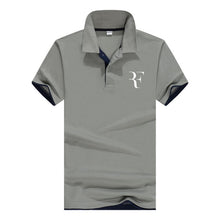 Load image into Gallery viewer, summer fashion Roger Federer perfect logo printed polo RF New men high quality social Polo shirts Polo Shirt for women and mens'