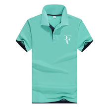 Load image into Gallery viewer, summer fashion Roger Federer perfect logo printed polo RF New men high quality social Polo shirts Polo Shirt for women and mens'