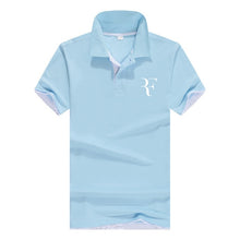 Load image into Gallery viewer, summer fashion Roger Federer perfect logo printed polo RF New men high quality social Polo shirts Polo Shirt for women and mens'
