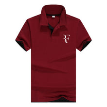 Load image into Gallery viewer, summer fashion Roger Federer perfect logo printed polo RF New men high quality social Polo shirts Polo Shirt for women and mens'
