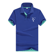 Load image into Gallery viewer, summer fashion Roger Federer perfect logo printed polo RF New men high quality social Polo shirts Polo Shirt for women and mens'