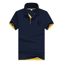Load image into Gallery viewer, summer fashion Roger Federer perfect logo printed polo RF New men high quality social Polo shirts Polo Shirt for women and mens'