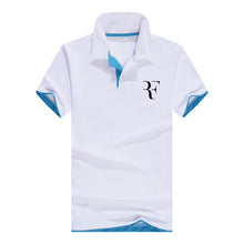 Load image into Gallery viewer, summer fashion Roger Federer perfect logo printed polo RF New men high quality social Polo shirts Polo Shirt for women and mens'