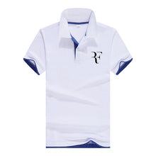 Load image into Gallery viewer, summer fashion Roger Federer perfect logo printed polo RF New men high quality social Polo shirts Polo Shirt for women and mens'