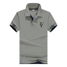 Load image into Gallery viewer, summer fashion Roger Federer perfect logo printed polo RF New men high quality social Polo shirts Polo Shirt for women and mens'