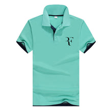 Load image into Gallery viewer, summer fashion Roger Federer perfect logo printed polo RF New men high quality social Polo shirts Polo Shirt for women and mens'
