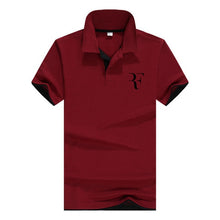 Load image into Gallery viewer, summer fashion Roger Federer perfect logo printed polo RF New men high quality social Polo shirts Polo Shirt for women and mens'