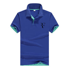 Load image into Gallery viewer, summer fashion Roger Federer perfect logo printed polo RF New men high quality social Polo shirts Polo Shirt for women and mens'